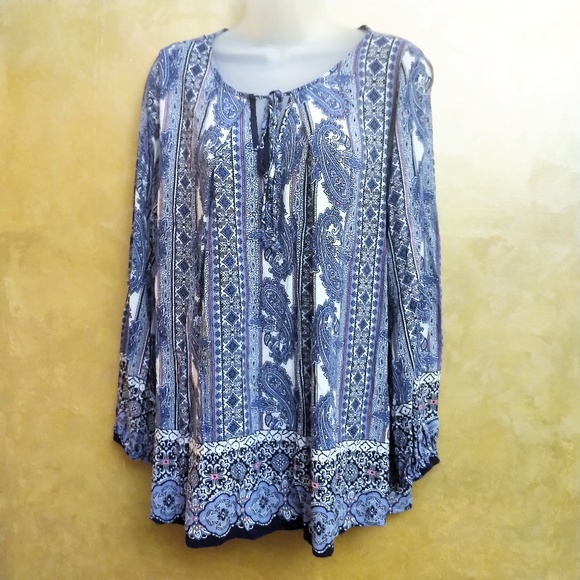 Andree Tops - Andree Tunic Blouse Like New L